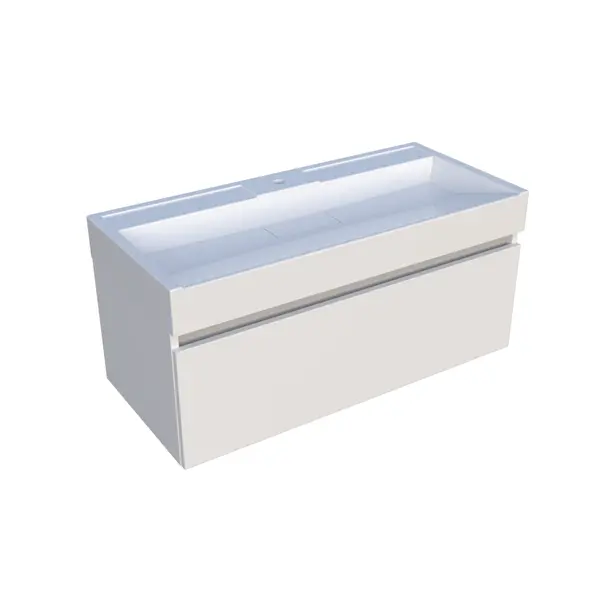 Тумба з умивальником Fancy Marble. Тумба Palma 100-1 з умивальником Vitold 1000