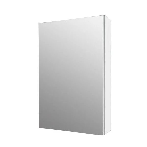 Дзеркальна шафа Fancy Marble MC-450 450x700x160 білий, сірий. Консольна підсвітка 300мм