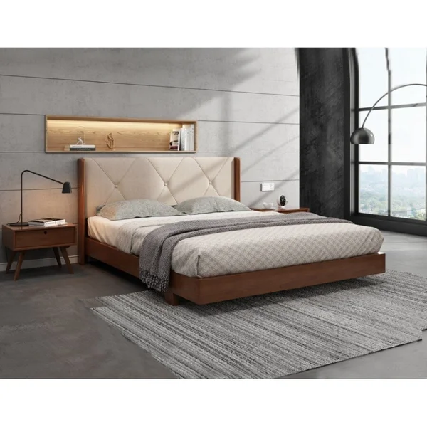 *Київ - Ліжко ArtWood Сієна 1,60 х 2,00 / 1,80 х 2,00 - ламельний блок , вільха тонування 5 кольорів. Тумби на вибір. ( предзам. 3-4 тижні)